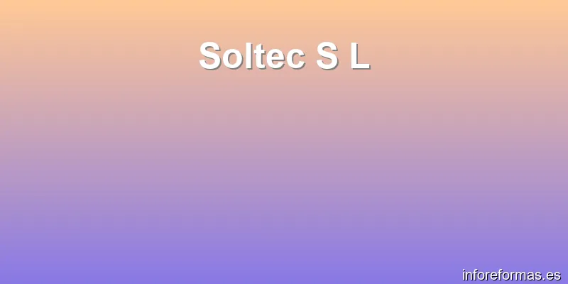 Soltec S L