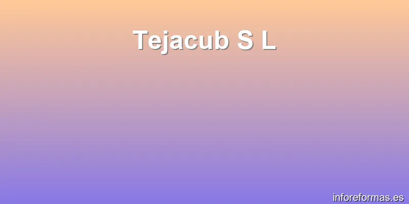 Tejacub S L