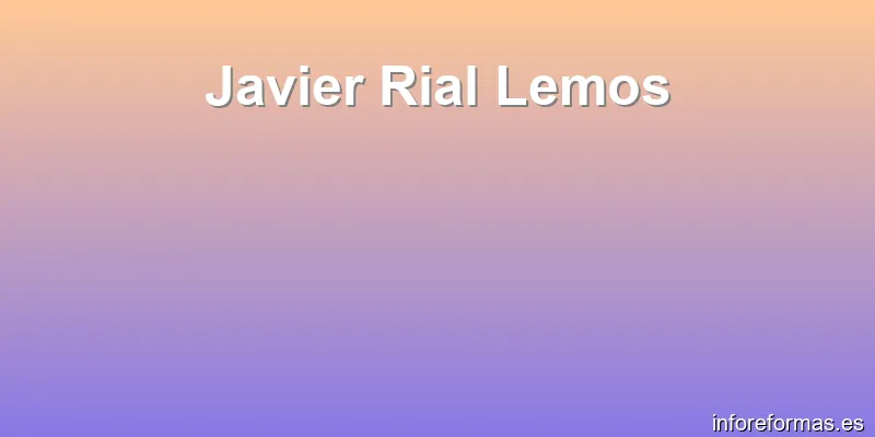 Javier Rial Lemos