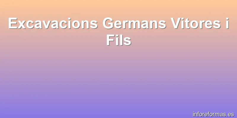 Excavacions Germans Vitores i Fils