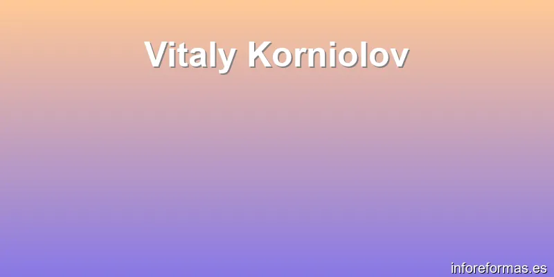 Vitaly Korniolov