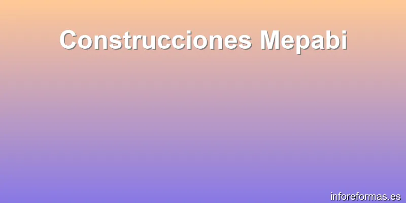 Construcciones Mepabi