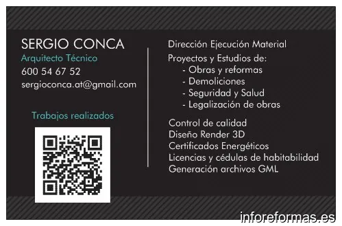 Sergio Conca - Arquitecto Técnico