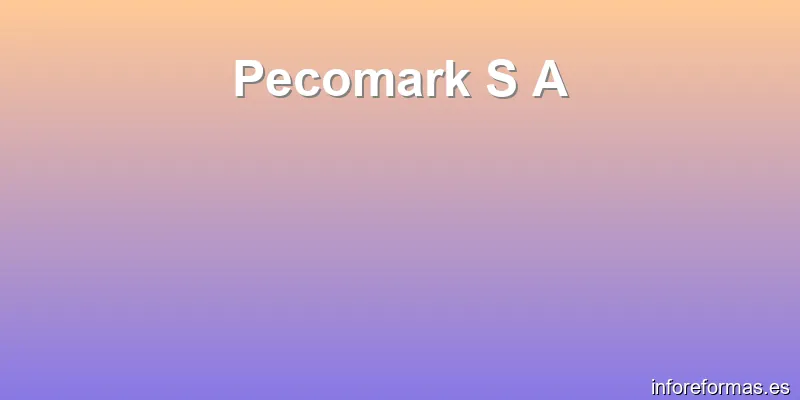 Pecomark S A