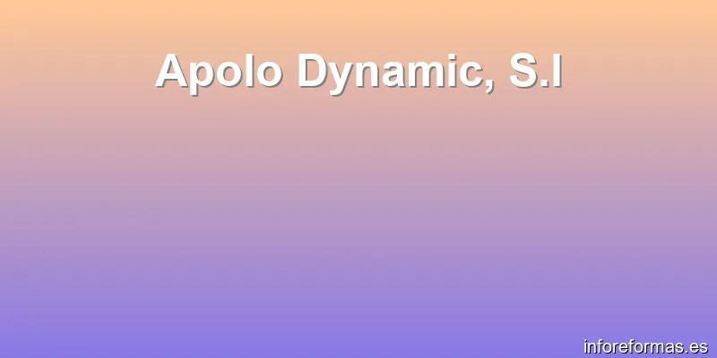 Apolo Dynamic, S.l