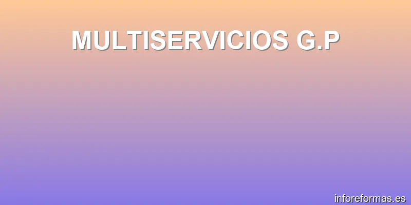 MULTISERVICIOS G.P