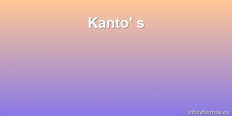 Kanto' s