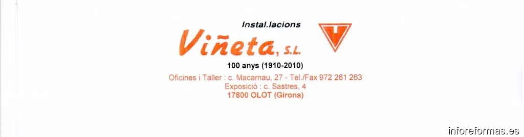 INSTAL·LACIONS VIÑETA