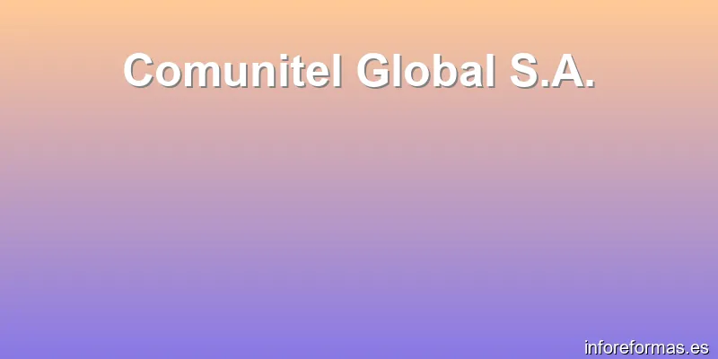 Comunitel Global S.A.