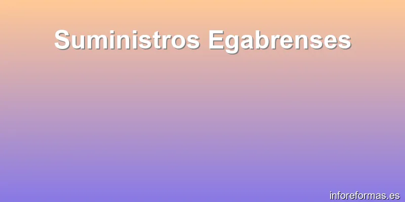 Suministros Egabrenses