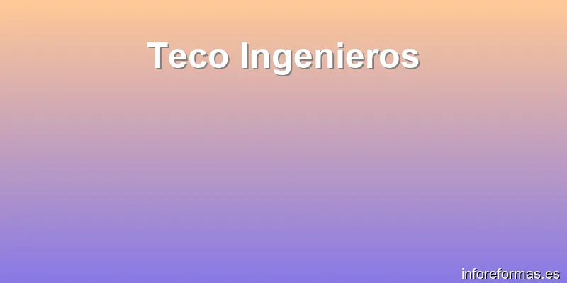 Teco Ingenieros