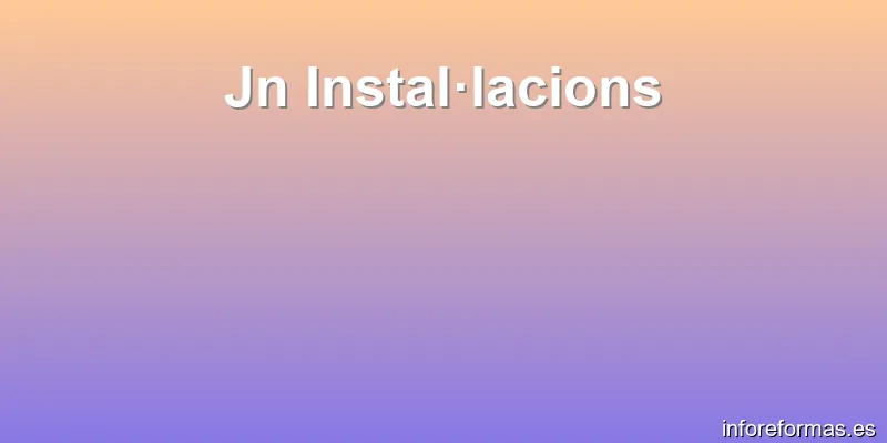 Jn Instal·lacions