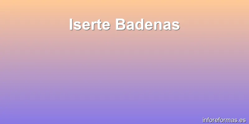 Iserte Badenas