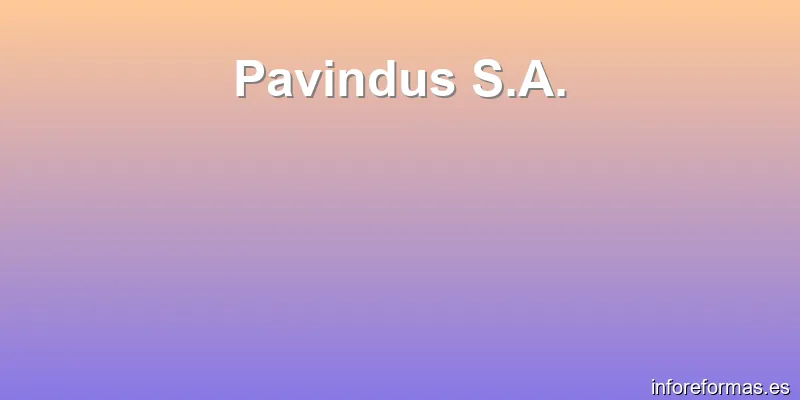 Pavindus S.A.