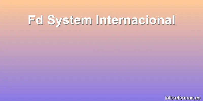 Fd System Internacional