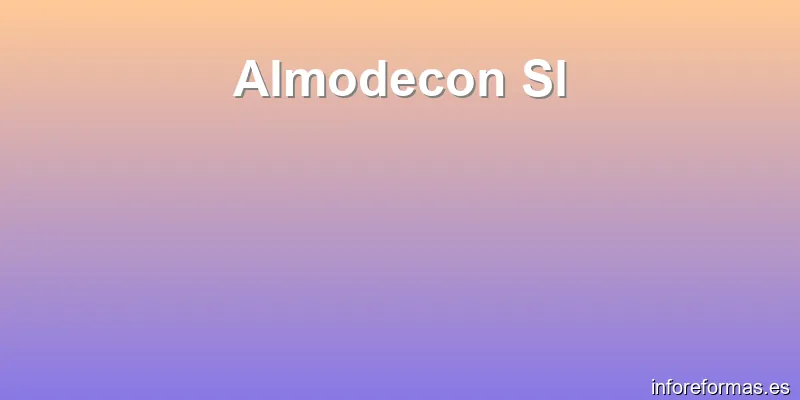 Almodecon Sl