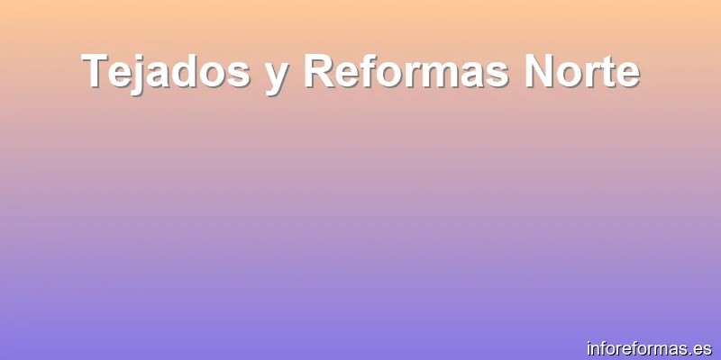 Tejados y Reformas Norte