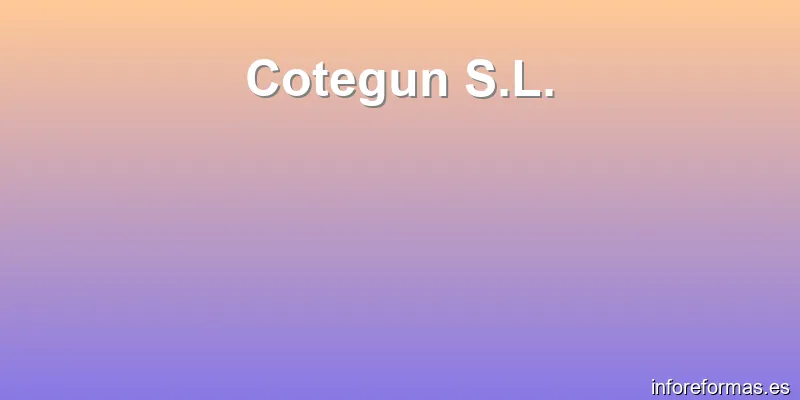 Cotegun S.L.