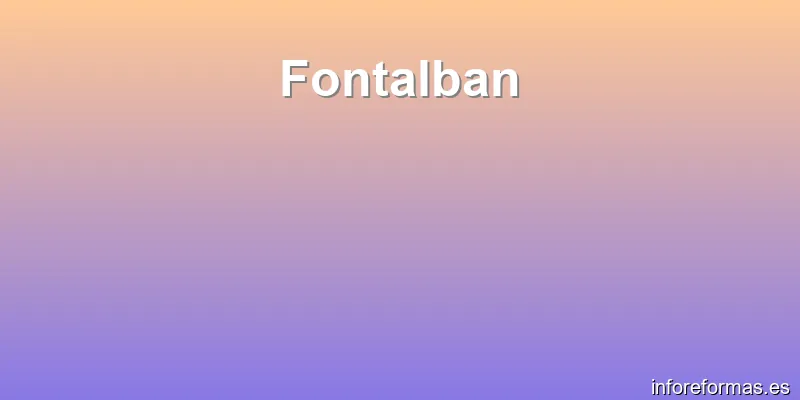 Fontalban