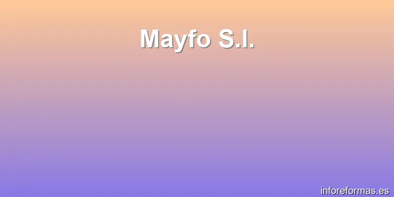 Mayfo S.l.