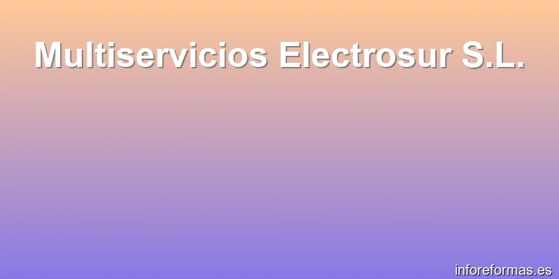 Multiservicios Electrosur S.L.