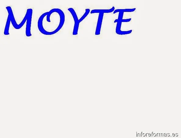 MOYTE-MOQUETAS Y TECHOS, S.L.