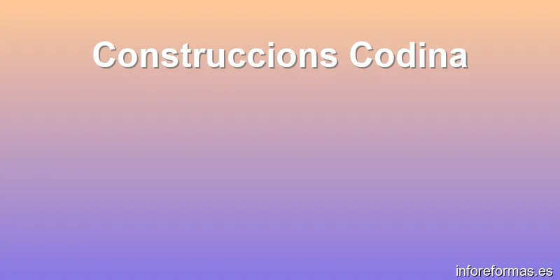 Construccions Codina