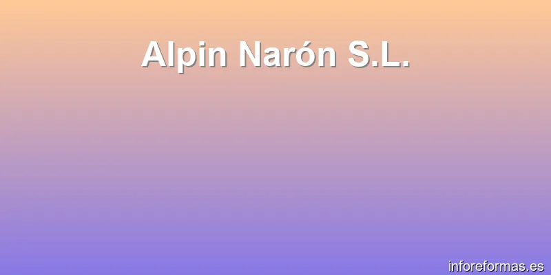 Alpin Narón S.L.