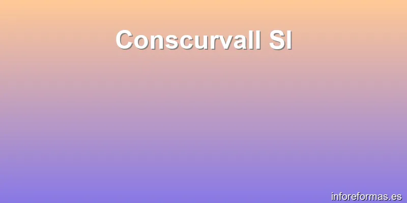 Conscurvall Sl