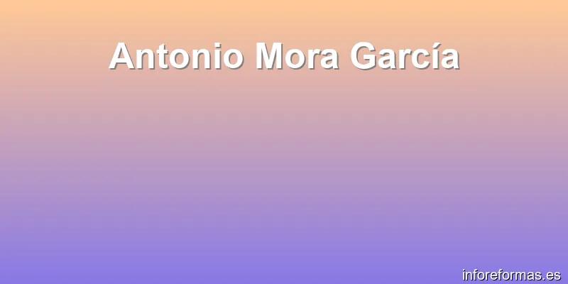 Antonio Mora García