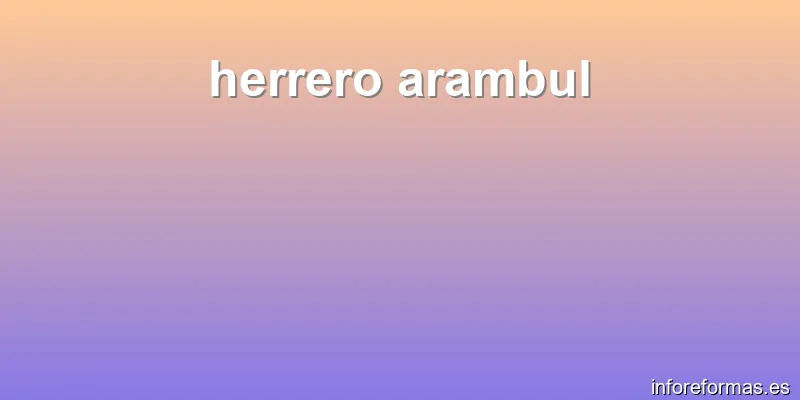 herrero arambul