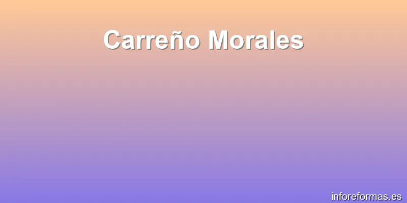 Carreño Morales