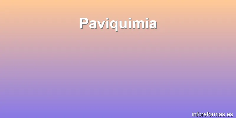 Paviquimia