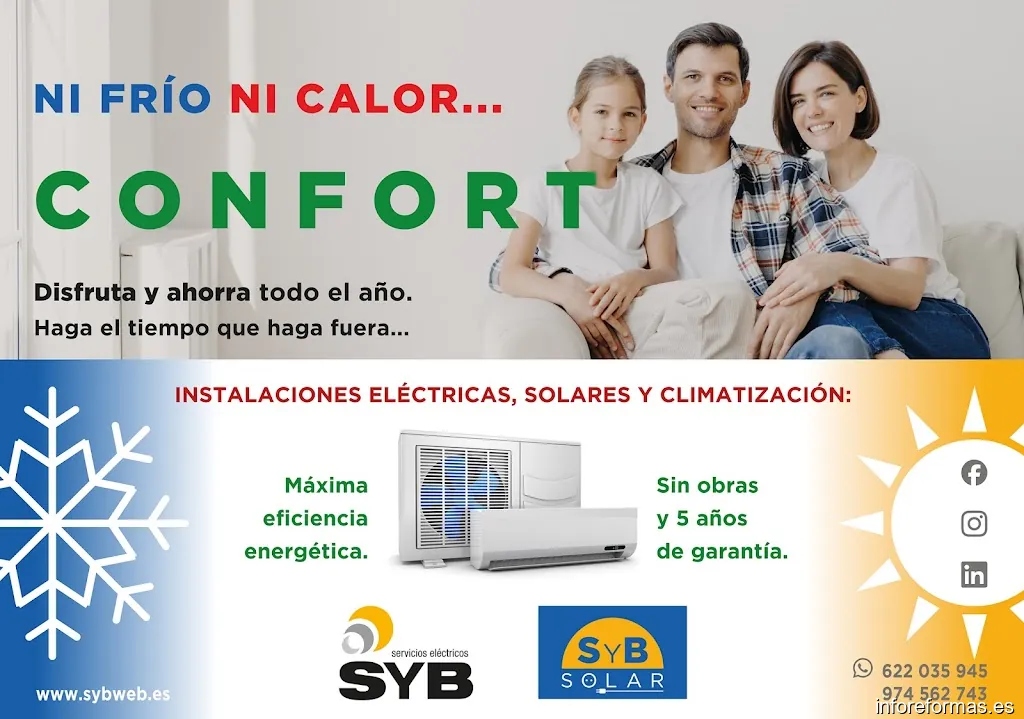 SYB | Instalación de placas solares, reparación aire acondicionado