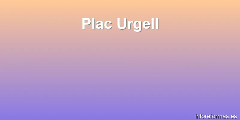 Plac Urgell