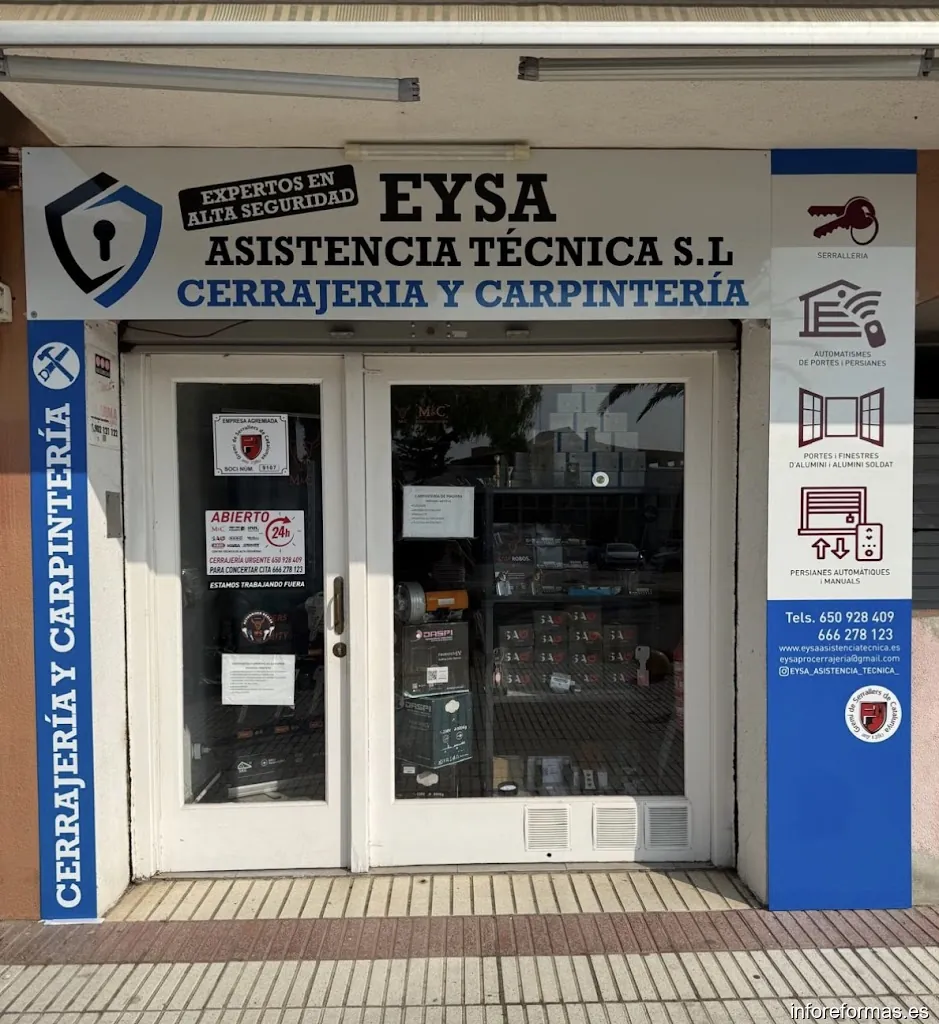 Cerrajeros y carpinteros Tarragona Eysa asistencia técnica sl