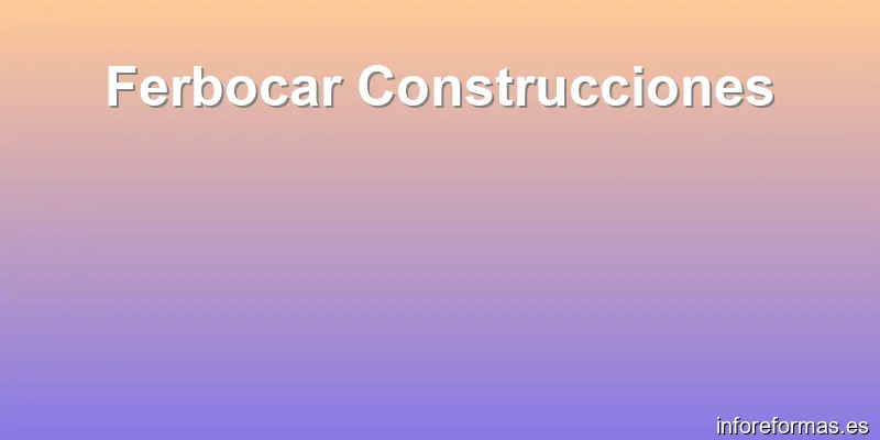 Ferbocar Construcciones