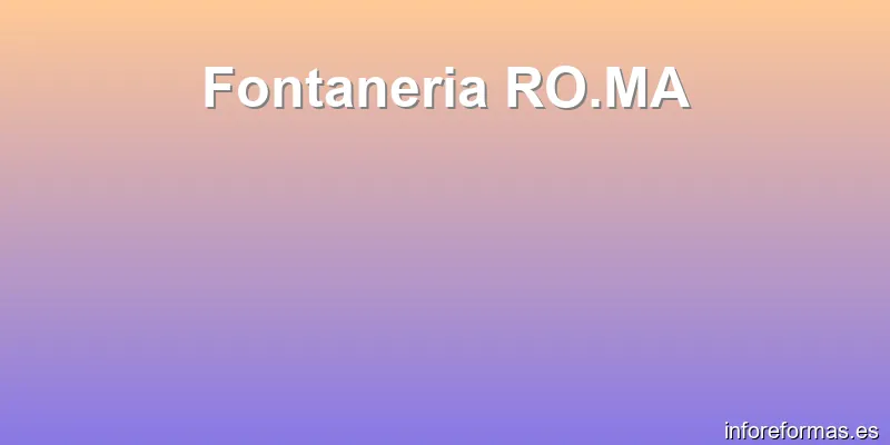Fontaneria RO.MA