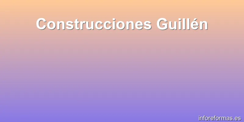 Construcciones Guillén