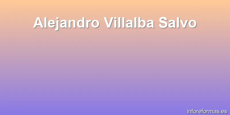 Alejandro Villalba Salvo