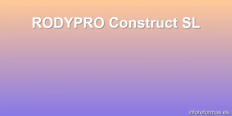 RODYPRO Construct SL