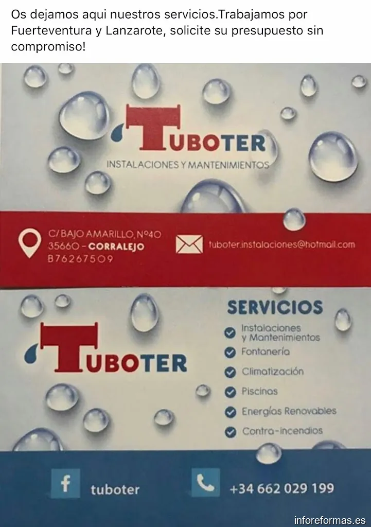 Tuboter Instalaciones y Mantenimientos SL