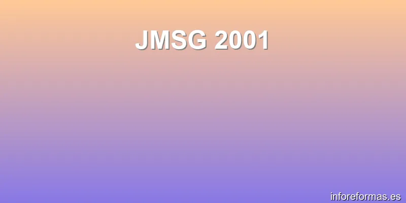 JMSG 2001
