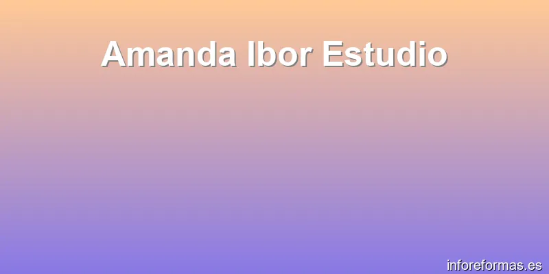 Amanda Ibor Estudio