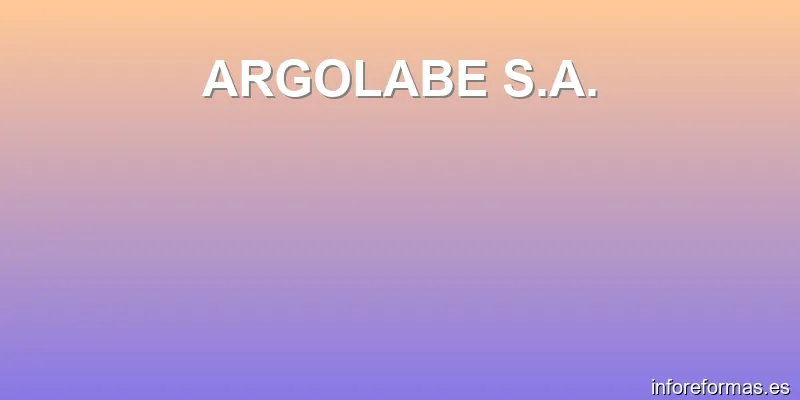 ARGOLABE S.A.