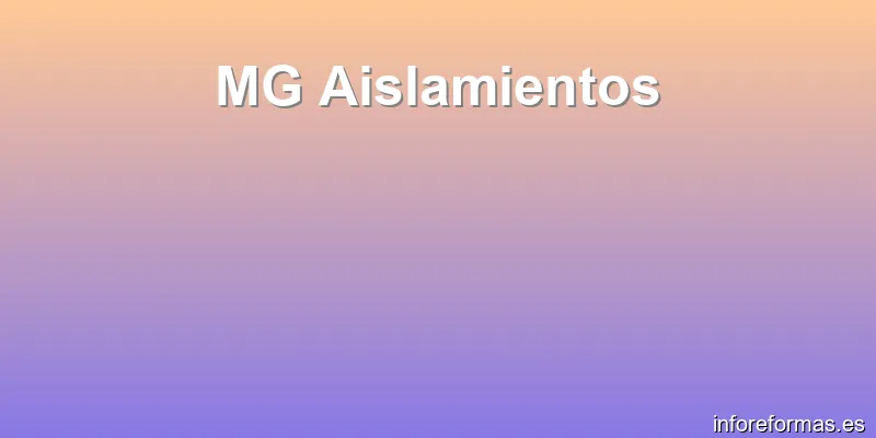 MG Aislamientos