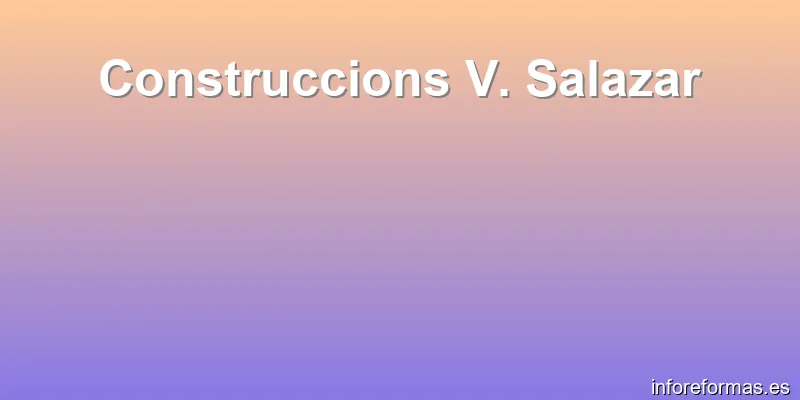 Construccions V. Salazar