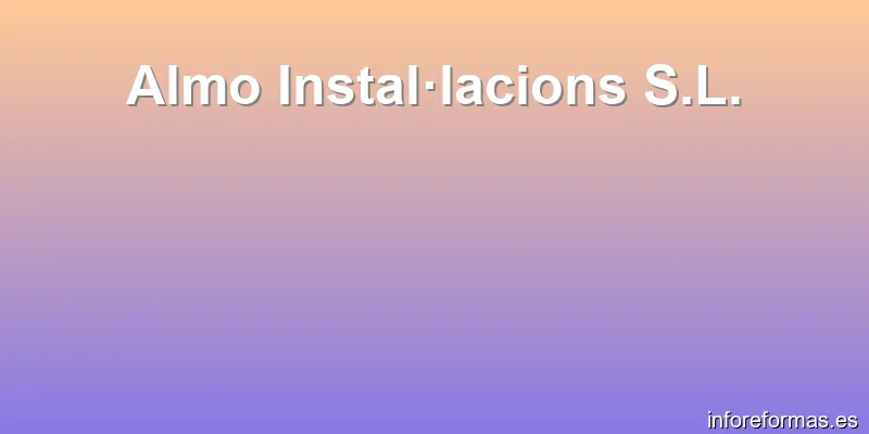 Almo Instal·lacions S.L.