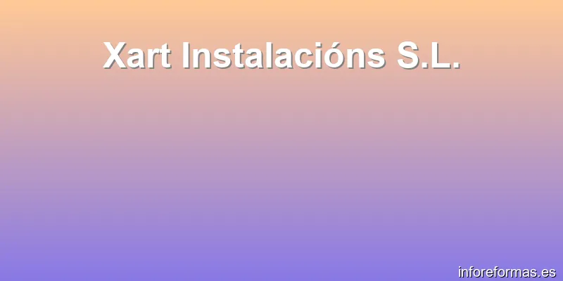 Xart Instalacións S.L.