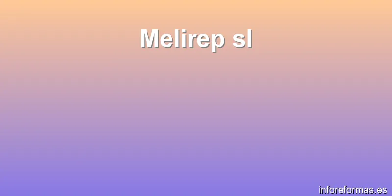 Melirep sl